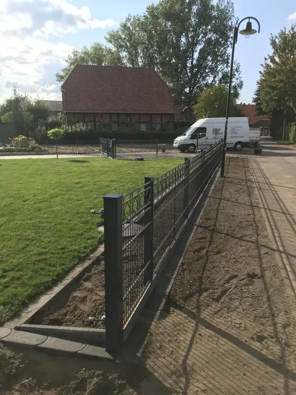Komplette Zaunanlage