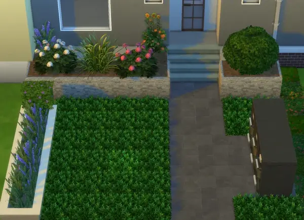 3D-Gartenplanung Eingangsbereich