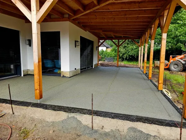 Bau Überdachung