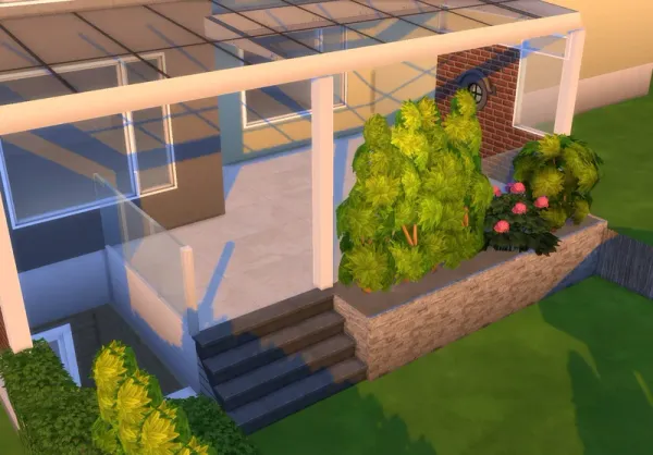 3D-Visualisierung Gartenterrasse